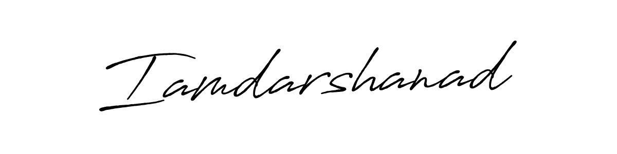 The best way (Antro_Vectra_Bolder) to make a short signature is to pick only two or three words in your name. The name Iamdarshanad include a total of six letters. For converting this name. Iamdarshanad signature style 7 images and pictures png