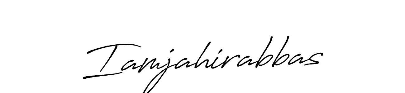 How to Draw Iamjahirabbas signature style? Antro_Vectra_Bolder is a latest design signature styles for name Iamjahirabbas. Iamjahirabbas signature style 7 images and pictures png
