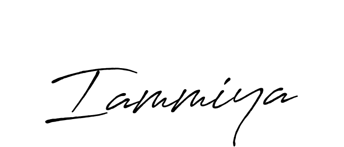 How to make Iammiya name signature. Use Antro_Vectra_Bolder style for creating short signs online. This is the latest handwritten sign. Iammiya signature style 7 images and pictures png