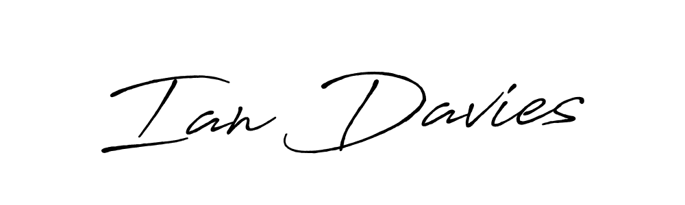 How to make Ian Davies name signature. Use Antro_Vectra_Bolder style for creating short signs online. This is the latest handwritten sign. Ian Davies signature style 7 images and pictures png