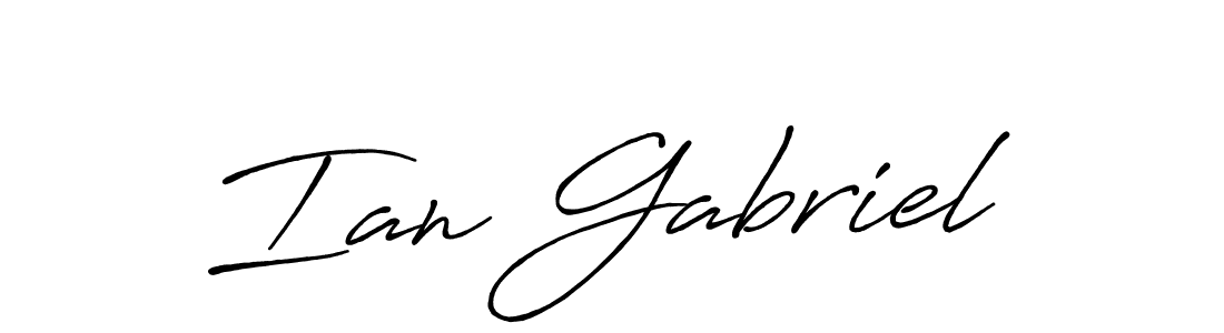 You can use this online signature creator to create a handwritten signature for the name Ian Gabriel. This is the best online autograph maker. Ian Gabriel signature style 7 images and pictures png