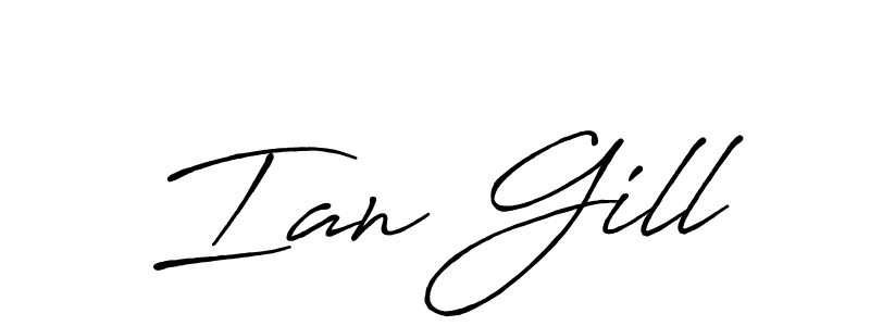 How to Draw Ian Gill signature style? Antro_Vectra_Bolder is a latest design signature styles for name Ian Gill. Ian Gill signature style 7 images and pictures png