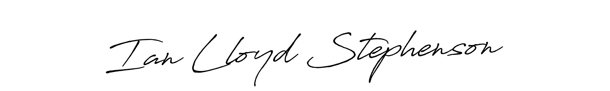 The best way (Antro_Vectra_Bolder) to make a short signature is to pick only two or three words in your name. The name Ian Lloyd Stephenson include a total of six letters. For converting this name. Ian Lloyd Stephenson signature style 7 images and pictures png