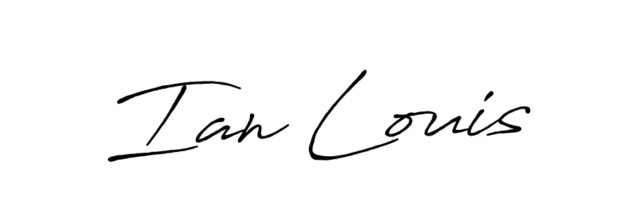 Similarly Antro_Vectra_Bolder is the best handwritten signature design. Signature creator online .You can use it as an online autograph creator for name Ian Louis. Ian Louis signature style 7 images and pictures png