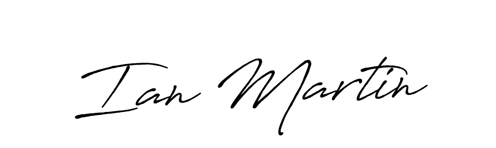 if you are searching for the best signature style for your name Ian Martin. so please give up your signature search. here we have designed multiple signature styles  using Antro_Vectra_Bolder. Ian Martin signature style 7 images and pictures png