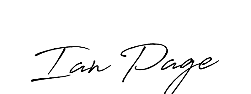 This is the best signature style for the Ian Page name. Also you like these signature font (Antro_Vectra_Bolder). Mix name signature. Ian Page signature style 7 images and pictures png