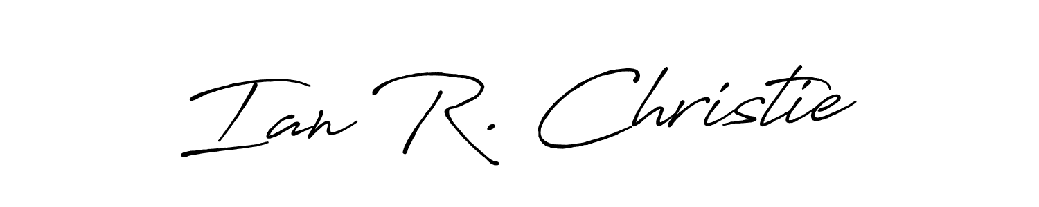 It looks lik you need a new signature style for name Ian R. Christie. Design unique handwritten (Antro_Vectra_Bolder) signature with our free signature maker in just a few clicks. Ian R. Christie signature style 7 images and pictures png