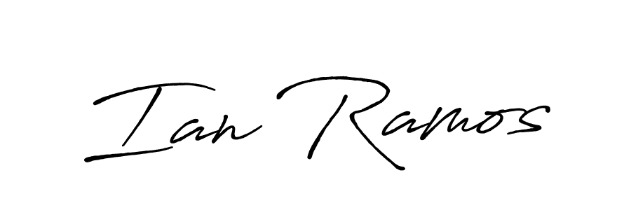 You should practise on your own different ways (Antro_Vectra_Bolder) to write your name (Ian Ramos) in signature. don't let someone else do it for you. Ian Ramos signature style 7 images and pictures png