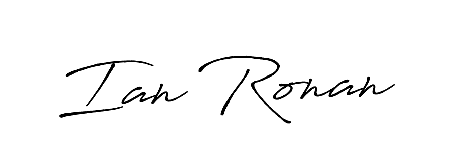 It looks lik you need a new signature style for name Ian Ronan. Design unique handwritten (Antro_Vectra_Bolder) signature with our free signature maker in just a few clicks. Ian Ronan signature style 7 images and pictures png