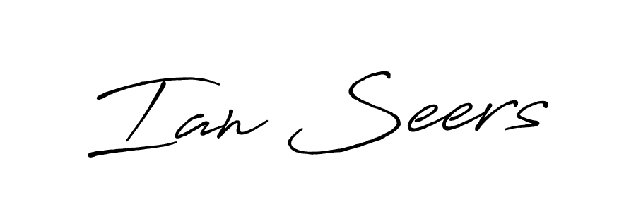 Ian Seers stylish signature style. Best Handwritten Sign (Antro_Vectra_Bolder) for my name. Handwritten Signature Collection Ideas for my name Ian Seers. Ian Seers signature style 7 images and pictures png
