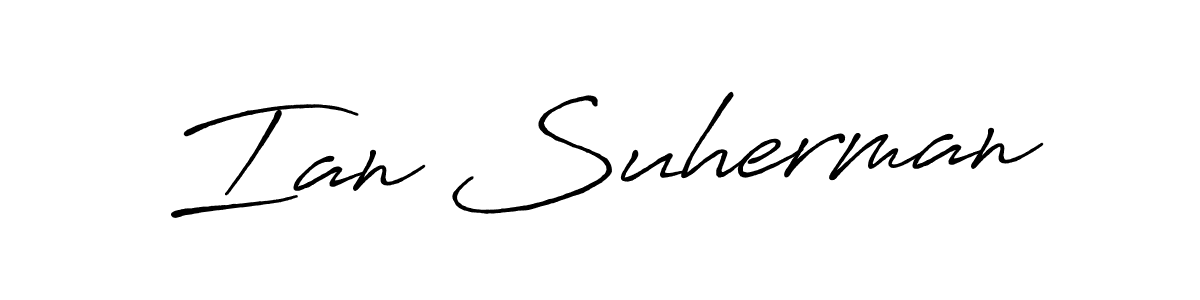 Design your own signature with our free online signature maker. With this signature software, you can create a handwritten (Antro_Vectra_Bolder) signature for name Ian Suherman. Ian Suherman signature style 7 images and pictures png
