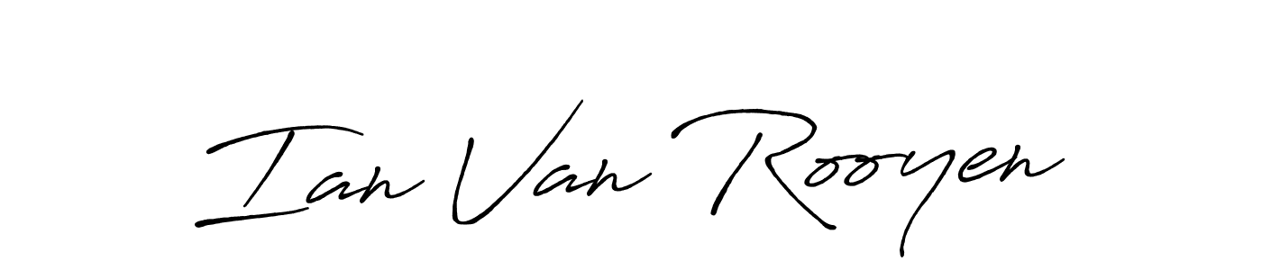 Also we have Ian Van Rooyen name is the best signature style. Create professional handwritten signature collection using Antro_Vectra_Bolder autograph style. Ian Van Rooyen signature style 7 images and pictures png