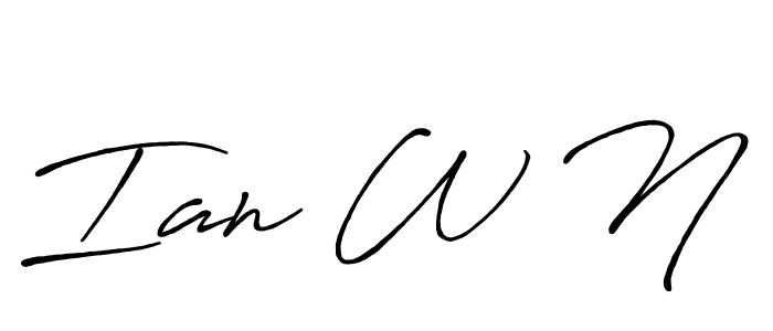 Make a short Ian W N signature style. Manage your documents anywhere anytime using Antro_Vectra_Bolder. Create and add eSignatures, submit forms, share and send files easily. Ian W N signature style 7 images and pictures png