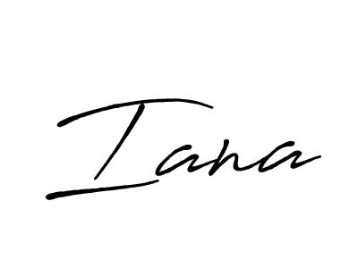 Design your own signature with our free online signature maker. With this signature software, you can create a handwritten (Antro_Vectra_Bolder) signature for name Iana. Iana signature style 7 images and pictures png