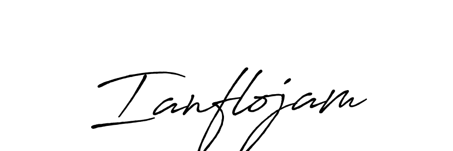 The best way (Antro_Vectra_Bolder) to make a short signature is to pick only two or three words in your name. The name Ianflojam include a total of six letters. For converting this name. Ianflojam signature style 7 images and pictures png