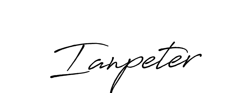 Make a short Ianpeter signature style. Manage your documents anywhere anytime using Antro_Vectra_Bolder. Create and add eSignatures, submit forms, share and send files easily. Ianpeter signature style 7 images and pictures png