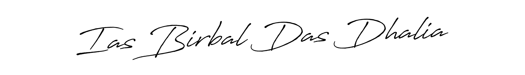 How to make Ias Birbal Das Dhalia name signature. Use Antro_Vectra_Bolder style for creating short signs online. This is the latest handwritten sign. Ias Birbal Das Dhalia signature style 7 images and pictures png