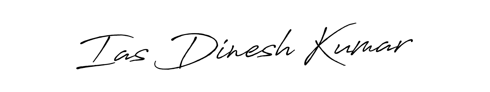 Design your own signature with our free online signature maker. With this signature software, you can create a handwritten (Antro_Vectra_Bolder) signature for name Ias Dinesh Kumar. Ias Dinesh Kumar signature style 7 images and pictures png