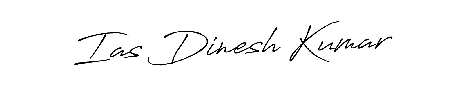 Design your own signature with our free online signature maker. With this signature software, you can create a handwritten (Antro_Vectra_Bolder) signature for name Ias Dinesh Kumar. Ias Dinesh Kumar signature style 7 images and pictures png