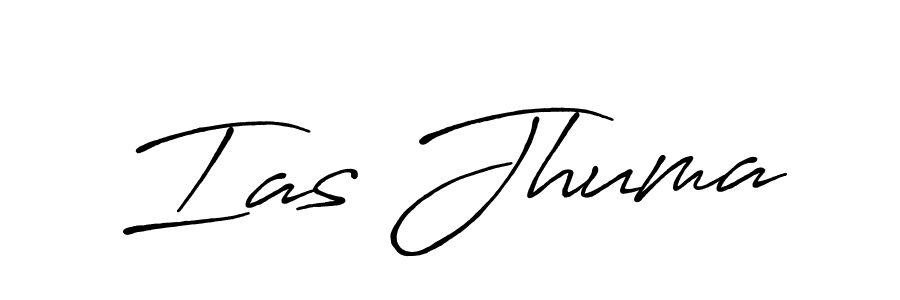 You should practise on your own different ways (Antro_Vectra_Bolder) to write your name (Ias Jhuma) in signature. don't let someone else do it for you. Ias Jhuma signature style 7 images and pictures png