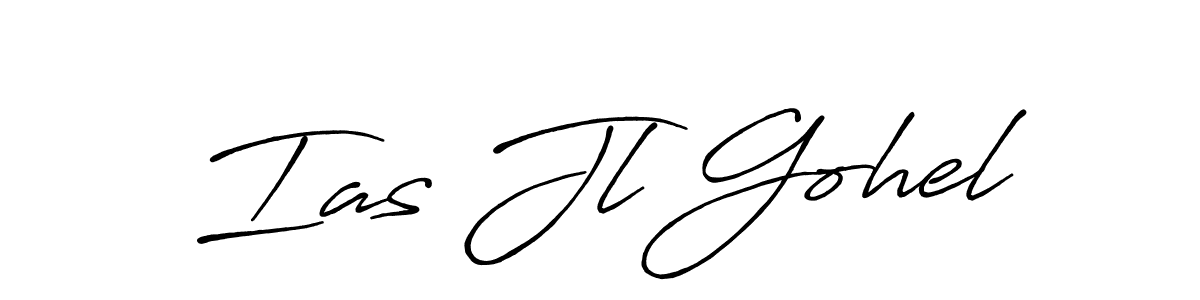 Also we have Ias Jl Gohel name is the best signature style. Create professional handwritten signature collection using Antro_Vectra_Bolder autograph style. Ias Jl Gohel signature style 7 images and pictures png