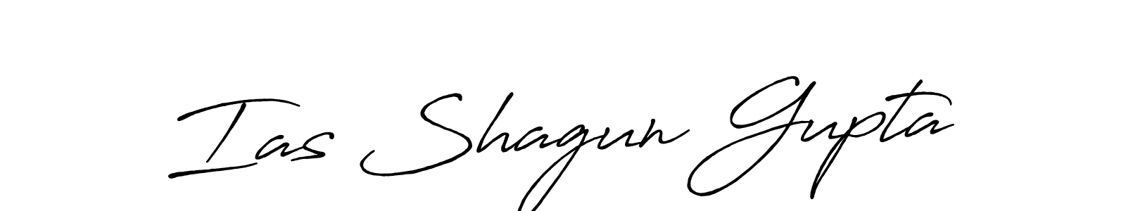 Once you've used our free online signature maker to create your best signature Antro_Vectra_Bolder style, it's time to enjoy all of the benefits that Ias Shagun Gupta name signing documents. Ias Shagun Gupta signature style 7 images and pictures png