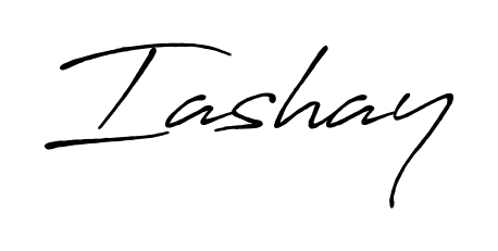 Enhance your business communications with Iashay signature in Antro_Vectra_Bolder lettering. Clean, modern, and universally compatible. Iashay signature style 7 images and pictures png