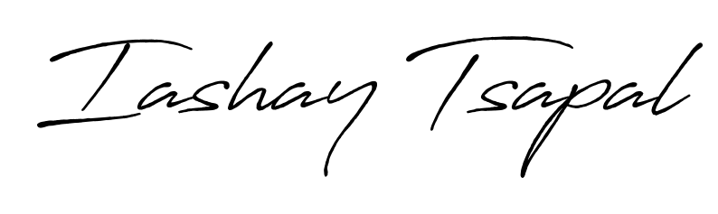 A timeless handwritten aesthetic for Iashay Tsapal. The Antro_Vectra_Bolder font gives your signature a handcrafted feel with natural curves. Iashay Tsapal signature style 7 images and pictures png