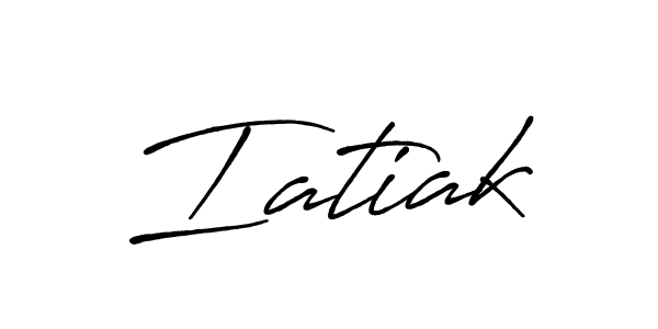 Design your own signature with our free online signature maker. With this signature software, you can create a handwritten (Antro_Vectra_Bolder) signature for name Iatiak. Iatiak signature style 7 images and pictures png