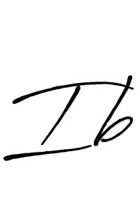 Use a signature maker to create a handwritten signature online. With this signature software, you can design (Antro_Vectra_Bolder) your own signature for name Ib. Ib signature style 7 images and pictures png