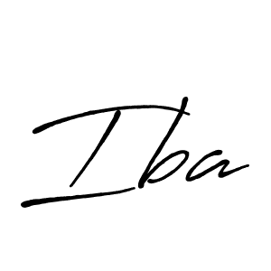 Also we have Iba name is the best signature style. Create professional handwritten signature collection using Antro_Vectra_Bolder autograph style. Iba signature style 7 images and pictures png