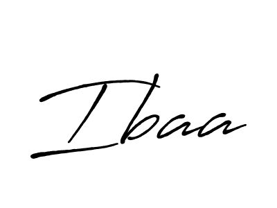 How to make Ibaa signature? Antro_Vectra_Bolder is a professional autograph style. Create handwritten signature for Ibaa name. Ibaa signature style 7 images and pictures png