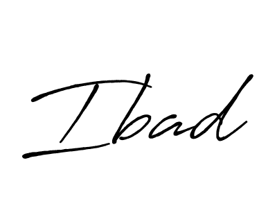 Ibad stylish signature style. Best Handwritten Sign (Antro_Vectra_Bolder) for my name. Handwritten Signature Collection Ideas for my name Ibad. Ibad signature style 7 images and pictures png