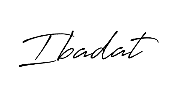 Create a beautiful signature design for name Ibadat. With this signature (Antro_Vectra_Bolder) fonts, you can make a handwritten signature for free. Ibadat signature style 7 images and pictures png