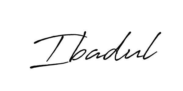 How to make Ibadul name signature. Use Antro_Vectra_Bolder style for creating short signs online. This is the latest handwritten sign. Ibadul signature style 7 images and pictures png