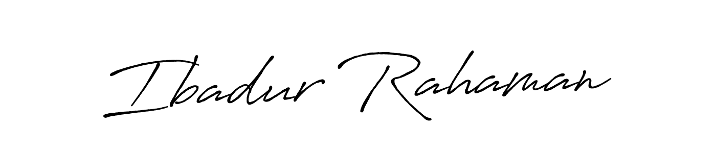 The best way (Antro_Vectra_Bolder) to make a short signature is to pick only two or three words in your name. The name Ibadur Rahaman include a total of six letters. For converting this name. Ibadur Rahaman signature style 7 images and pictures png