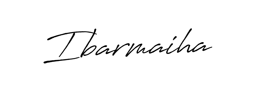 Use a signature maker to create a handwritten signature online. With this signature software, you can design (Antro_Vectra_Bolder) your own signature for name Ibarmaiha. Ibarmaiha signature style 7 images and pictures png