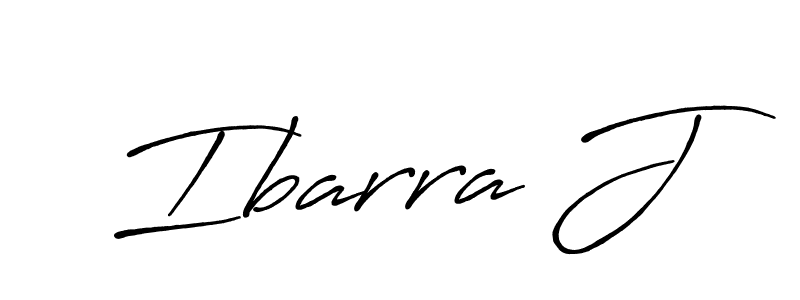 It looks lik you need a new signature style for name Ibarra J. Design unique handwritten (Antro_Vectra_Bolder) signature with our free signature maker in just a few clicks. Ibarra J signature style 7 images and pictures png