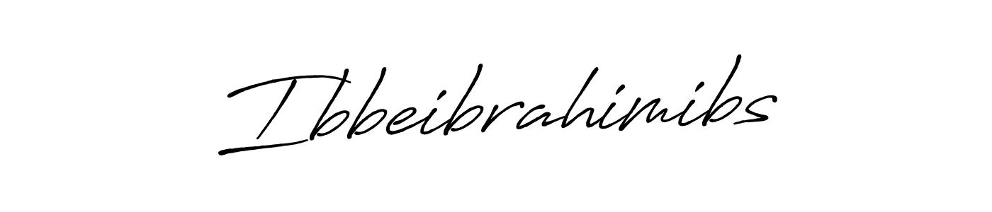 Ibbeibrahimibs stylish signature style. Best Handwritten Sign (Antro_Vectra_Bolder) for my name. Handwritten Signature Collection Ideas for my name Ibbeibrahimibs. Ibbeibrahimibs signature style 7 images and pictures png