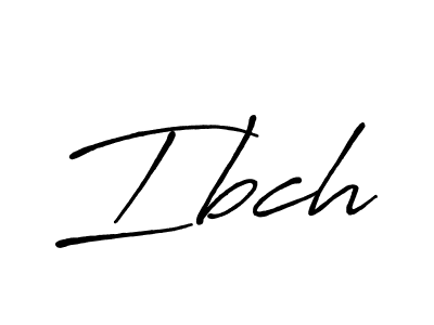 How to make Ibch name signature. Use Antro_Vectra_Bolder style for creating short signs online. This is the latest handwritten sign. Ibch signature style 7 images and pictures png