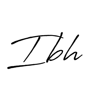 You should practise on your own different ways (Antro_Vectra_Bolder) to write your name (Ibh) in signature. don't let someone else do it for you. Ibh signature style 7 images and pictures png