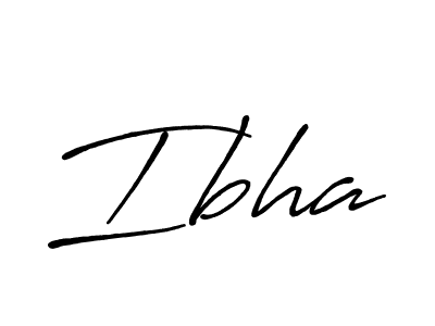 Design your own signature with our free online signature maker. With this signature software, you can create a handwritten (Antro_Vectra_Bolder) signature for name Ibha. Ibha signature style 7 images and pictures png