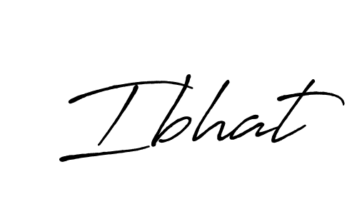 Ibhat stylish signature style. Best Handwritten Sign (Antro_Vectra_Bolder) for my name. Handwritten Signature Collection Ideas for my name Ibhat. Ibhat signature style 7 images and pictures png