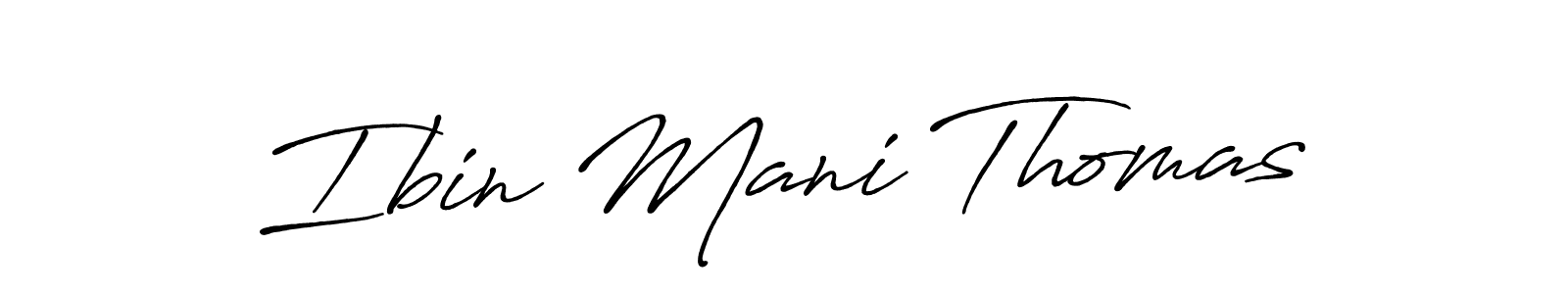 Also You can easily find your signature by using the search form. We will create Ibin Mani Thomas name handwritten signature images for you free of cost using Antro_Vectra_Bolder sign style. Ibin Mani Thomas signature style 7 images and pictures png