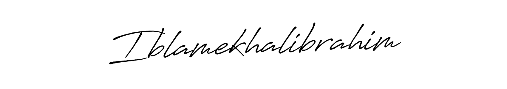 Similarly Antro_Vectra_Bolder is the best handwritten signature design. Signature creator online .You can use it as an online autograph creator for name Iblamekhalibrahim. Iblamekhalibrahim signature style 7 images and pictures png