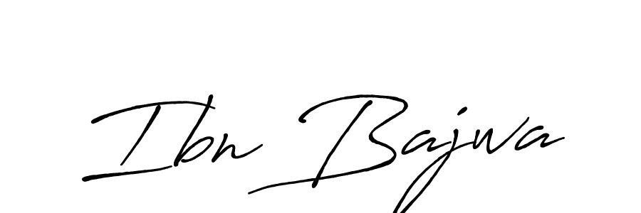 Ibn Bajwa stylish signature style. Best Handwritten Sign (Antro_Vectra_Bolder) for my name. Handwritten Signature Collection Ideas for my name Ibn Bajwa. Ibn Bajwa signature style 7 images and pictures png