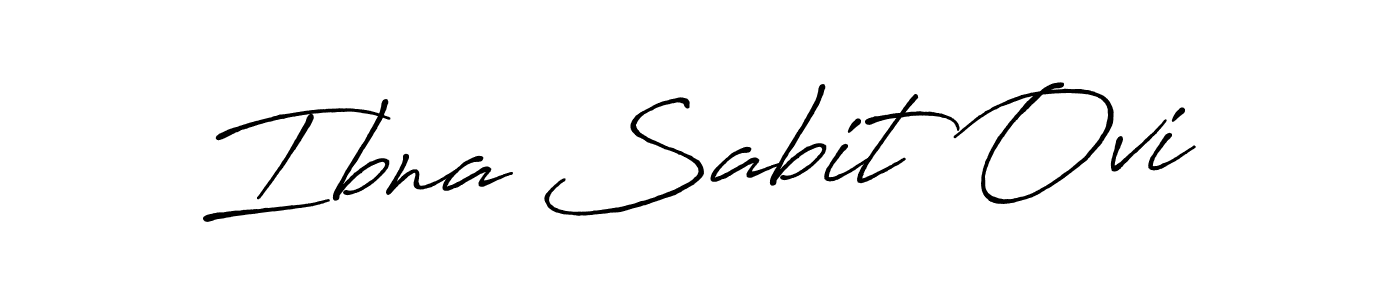 It looks lik you need a new signature style for name Ibna Sabit Ovi. Design unique handwritten (Antro_Vectra_Bolder) signature with our free signature maker in just a few clicks. Ibna Sabit Ovi signature style 7 images and pictures png