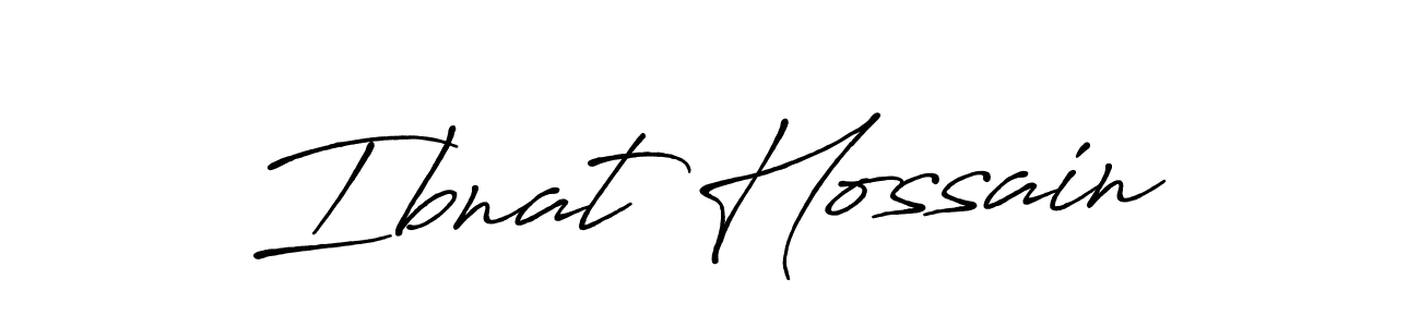 Make a beautiful signature design for name Ibnat Hossain. Use this online signature maker to create a handwritten signature for free. Ibnat Hossain signature style 7 images and pictures png