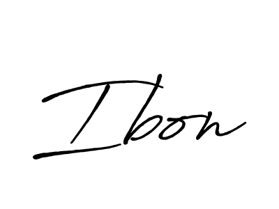 Design your own signature with our free online signature maker. With this signature software, you can create a handwritten (Antro_Vectra_Bolder) signature for name Ibon. Ibon signature style 7 images and pictures png