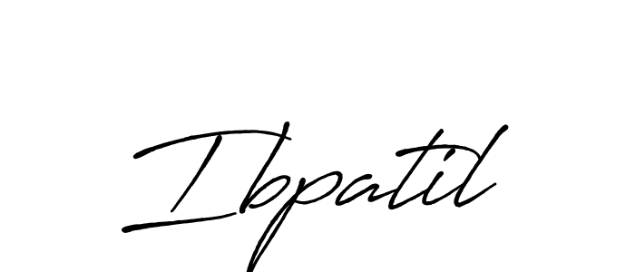 Ibpatil stylish signature style. Best Handwritten Sign (Antro_Vectra_Bolder) for my name. Handwritten Signature Collection Ideas for my name Ibpatil. Ibpatil signature style 7 images and pictures png